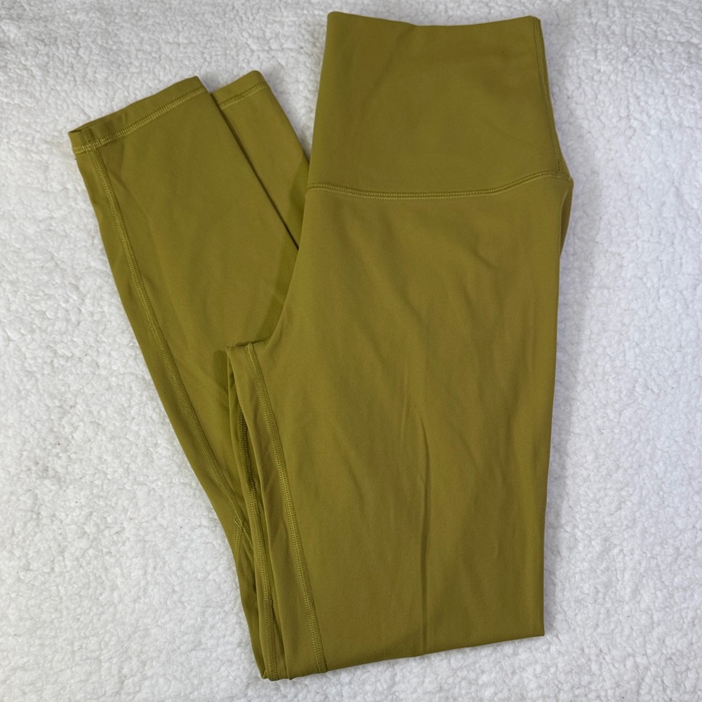 Jed North High‎ Waisted Leggings Olive Green Athletic Yoga Workout Pants Size M